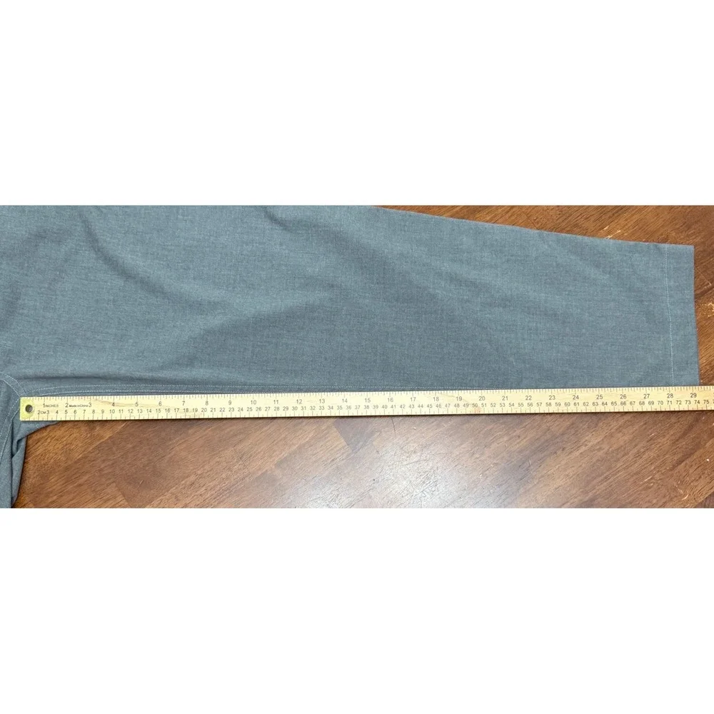 Polo Ralph Lauren Trouser Mens XL Gray Stretch Tailored Slim Fit Drawstring Pant